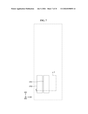 Samsung Patent Merges Touch Sensors Directly Into Display Power Supply Layer patent drawing, sheet 7
