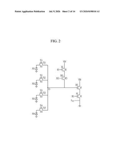 Samsung Patents a Camera Chip Design That Captures Sharper Photos Using Stacked Layers patent drawing, sheet 2