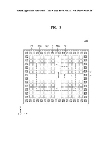 Samsung Patents an Image Sensor That Focuses Light With Nano-Scale Pillars patent drawing, sheet 3
