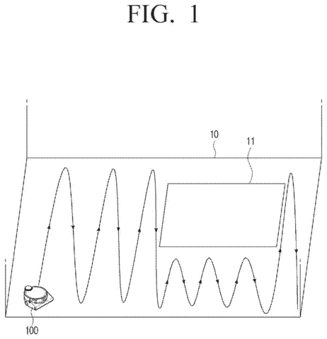 Samsung Patents a Robot Vacuum That Checks Its Battery Before It Starts Mopping patent drawing, sheet 1