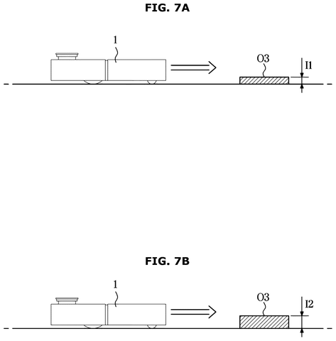 Samsung Patents a Robot Vacuum That Learns Which Bumps It Can Cross patent drawing, sheet 7