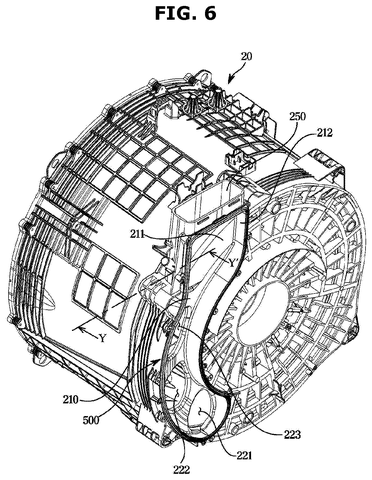 Samsung Patents a Seal That Keeps Hot Air from Leaking in Washer-Dryers patent drawing, sheet 6