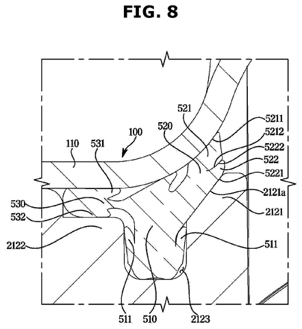 Samsung Patents a Seal That Keeps Hot Air from Leaking in Washer-Dryers patent drawing, sheet 8