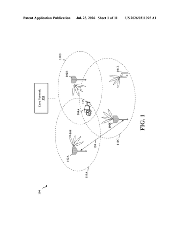 Google Patent Reveals Cell Towers Teaming Up to Share Radar Network Duties patent drawing, sheet 1
