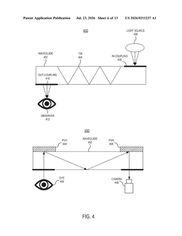 Meta Patents a Micro-Scale Spinning Light Steerer for AR Glasses patent drawing, sheet 6