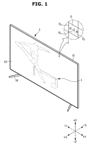 Samsung Patents an Asymmetric LED Mounting System for TV Backlights patent drawing, sheet 1