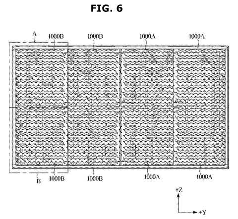 Samsung Patents an Asymmetric LED Mounting System for TV Backlights patent drawing, sheet 6