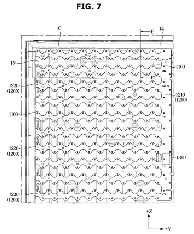 Samsung Patents an Asymmetric LED Mounting System for TV Backlights patent drawing, sheet 7