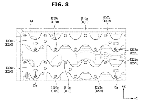 Samsung Patents an Asymmetric LED Mounting System for TV Backlights patent drawing, sheet 8
