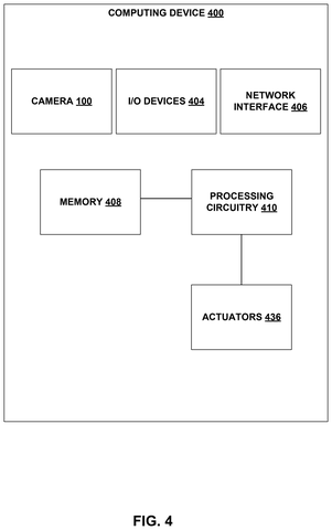 Google Patents a Variable Aperture That Controls Light in Phone Cameras patent drawing, sheet 4