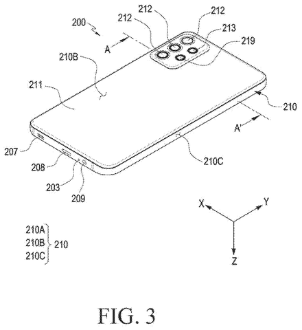 Samsung Patent Covers Camera Lenses With Light-Filtering Coatings Built Into the Glass patent drawing, sheet 3