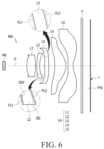 Samsung Patent Covers Camera Lenses With Light-Filtering Coatings Built Into the Glass patent drawing, sheet 6