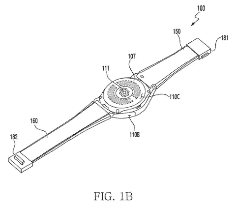 Samsung Patents a Wristband Where the Screen Wraps All the Way to the Clasp patent drawing, sheet 2