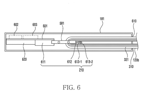Samsung Patents a Wristband Where the Screen Wraps All the Way to the Clasp patent drawing, sheet 8