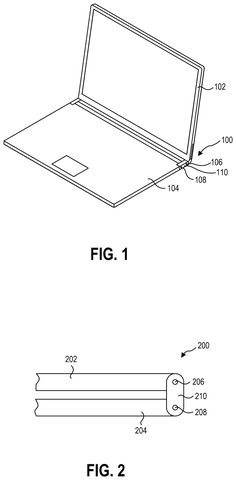 Microsoft Patents a Two-Position Hinge That Locks at Specific Angles patent drawing, sheet 1