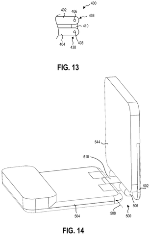Microsoft Patents a Two-Position Hinge That Locks at Specific Angles patent drawing, sheet 6