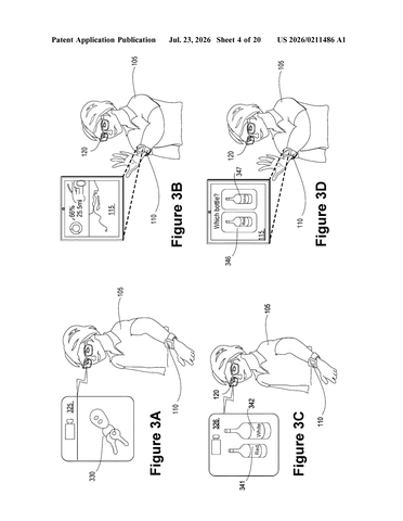 Meta Patent Sends AI Responses From Smart Glasses Directly to Your Wrist patent drawing, sheet 4