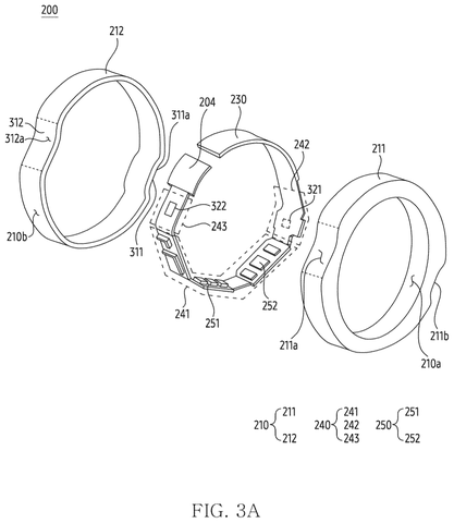 Samsung Patents a Smart Ring That Reads a Finger Pressed Into Its Groove patent drawing, sheet 4