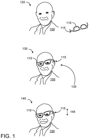 Wearable Tech Patent Detects How Skin Shifts Against a Sensor patent drawing, sheet 1