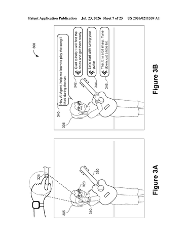 Meta Patent Reveals AI Glasses and Smartwatch Working Together to Complete Tasks patent drawing, sheet 7