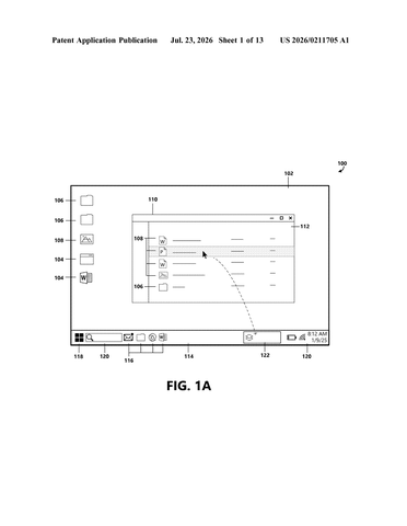 Microsoft Patents a Persistent Clipboard That Recommends What to Do With Your Copied Content patent drawing, sheet 1