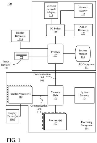 Intel Patents a Cache-Sync System for Multi-GPU Chip Designs patent drawing, sheet 1