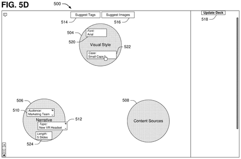 Microsoft Patents an AI Content Tool That Lets You Dial In What You Actually Want patent drawing, sheet 8