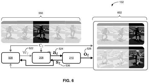 Disney Patent Covers Animated Robots That Continuously Rethink Their Own Movement Goals patent drawing, sheet 6