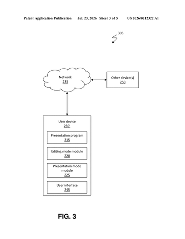 IBM Patents a System That Automatically Skips Slides When You’re Running Out of Time patent drawing, sheet 3