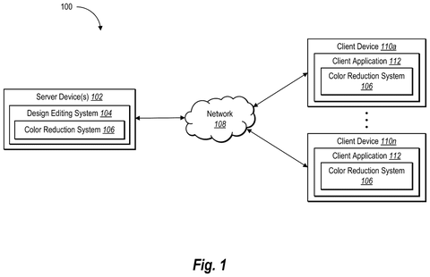 Adobe Patents a Tool That Strips Illustrations Down to Fewer Colors patent drawing, sheet 1