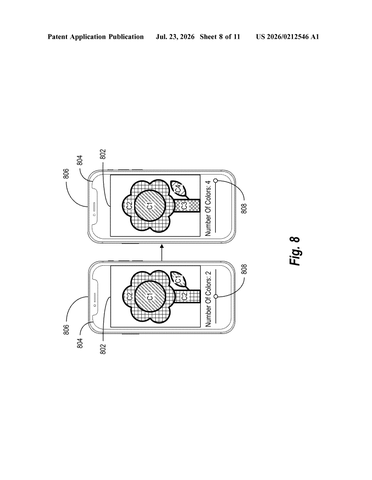 Adobe Patents a Tool That Strips Illustrations Down to Fewer Colors patent drawing, sheet 8