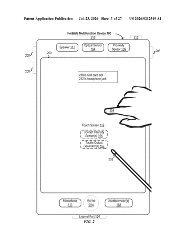 Apple Patents a Built-In Vocal Volume Slider for Music Playback patent drawing, sheet 3