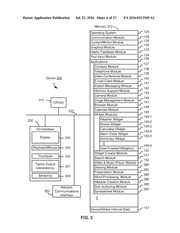 Apple Patents a Built-In Vocal Volume Slider for Music Playback patent drawing, sheet 4