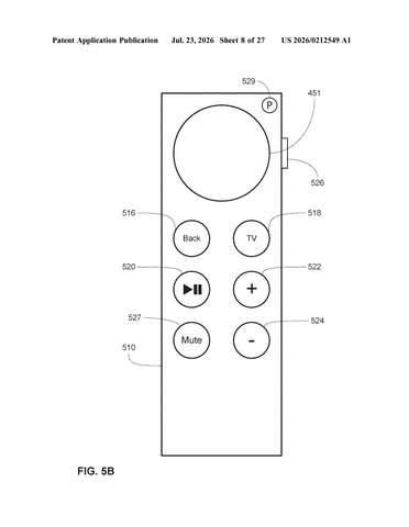 Apple Patents a Built-In Vocal Volume Slider for Music Playback patent drawing, sheet 8