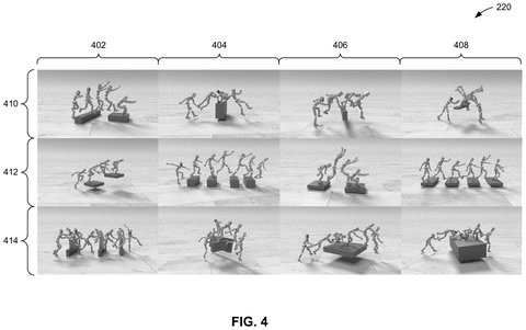 Nvidia Patent Teaches Virtual Characters to Move and Think with Hybrid AI patent drawing, sheet 4