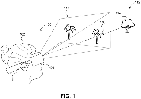 Qualcomm Patents Technology That Predicts Head Movement to Display Virtual Images Sooner patent drawing, sheet 1