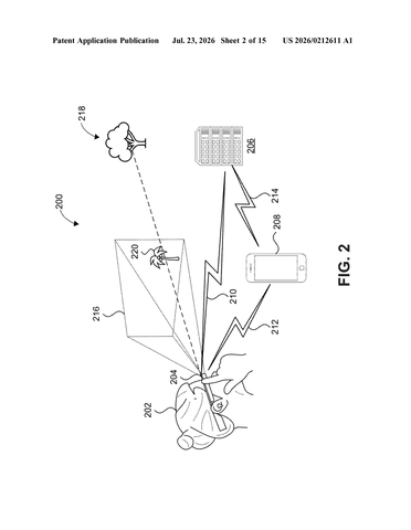 Qualcomm Patents Technology That Predicts Head Movement to Display Virtual Images Sooner patent drawing, sheet 2
