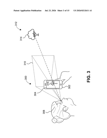 Qualcomm Patents Technology That Predicts Head Movement to Display Virtual Images Sooner patent drawing, sheet 3