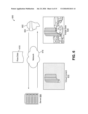 Qualcomm Patents Technology That Predicts Head Movement to Display Virtual Images Sooner patent drawing, sheet 6