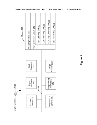 AR Patent Lets Real People Break Through Virtual Content patent drawing, sheet 3
