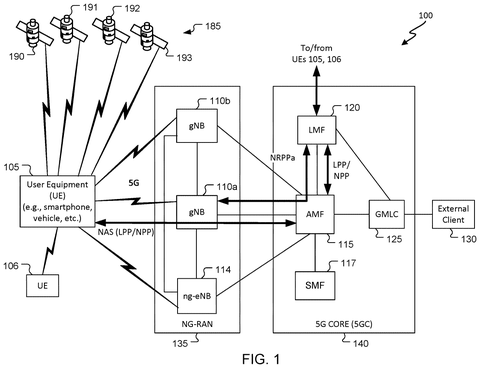 Qualcomm Patent Repurposes Traffic Lights as GPS-Style Positioning Beacons patent drawing, sheet 1