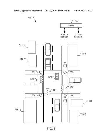 Qualcomm Patent Repurposes Traffic Lights as GPS-Style Positioning Beacons patent drawing, sheet 5