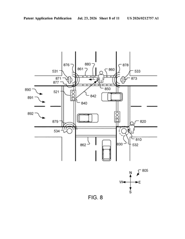 Qualcomm Patent Repurposes Traffic Lights as GPS-Style Positioning Beacons patent drawing, sheet 8