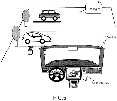 Sony Patents AR Parking System That Highlights Open Spots in Real Time patent drawing, sheet 5