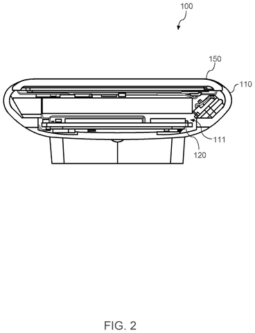 Google Files Patent for a Round Display That Wraps Pixels Around Its Own Edge patent drawing, sheet 2