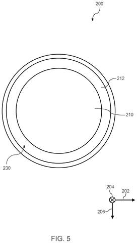 Google Files Patent for a Round Display That Wraps Pixels Around Its Own Edge patent drawing, sheet 5