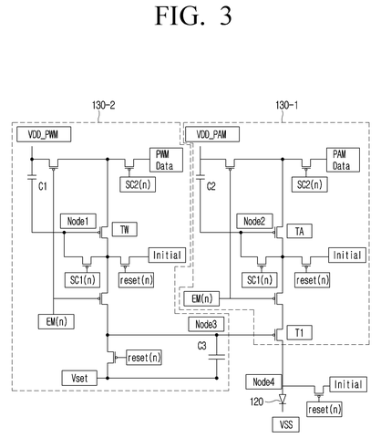 Samsung Patents Display Technology That Dims Each Dot Precisely by Cutting Its Power at Exact Moments patent drawing, sheet 5