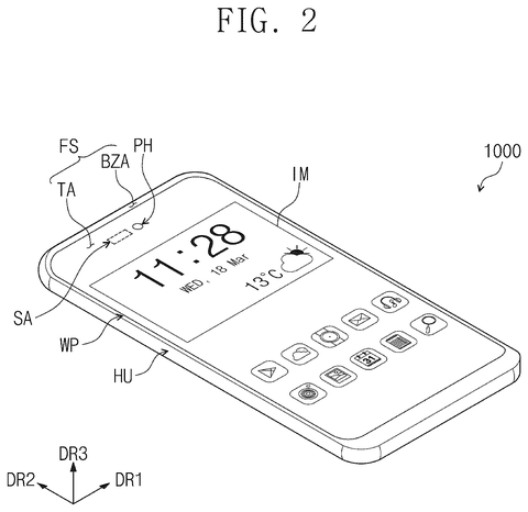 Samsung Display Patent Lets Under-Screen Cameras Get Clearer Pixels patent drawing, sheet 2
