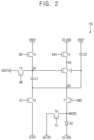 Samsung Patent Manages Pixel Rest Periods According to Peak Screen Brightness patent drawing, sheet 2