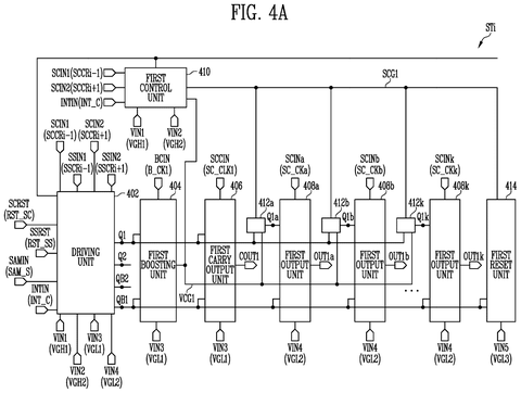 Samsung Display Patents a Stage Circuit to Coordinate Display Panel Signals patent drawing, sheet 4